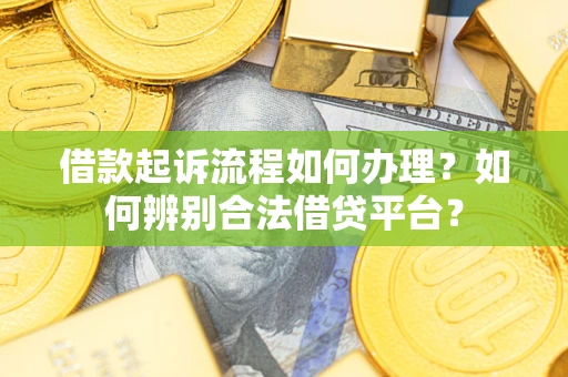 济南借款起诉流程如何办理？如何辨别合法借贷平台？
