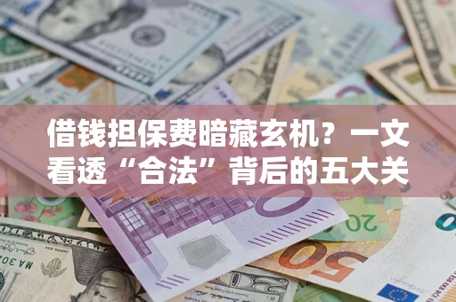济南借钱担保费暗藏玄机？一文看透“合法”背后的五大关键陷阱