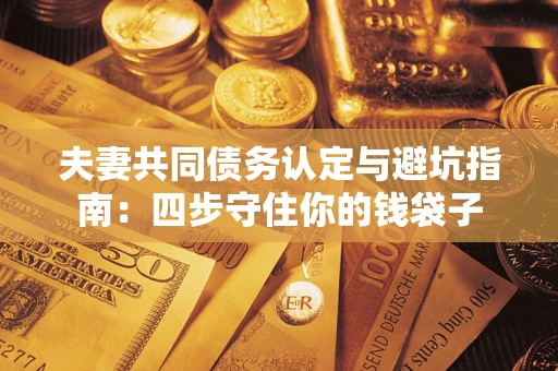 济南夫妻共同债务认定与避坑指南：四步守住你的钱袋子