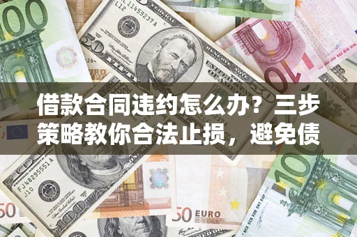 济南借款合同违约怎么办？三步策略教你合法止损，避免债务危机升级