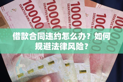 济南借款合同违约怎么办？如何规避法律风险？