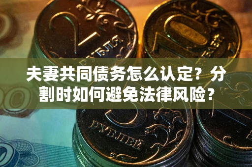 济南夫妻共同债务怎么认定？分割时如何避免法律风险？